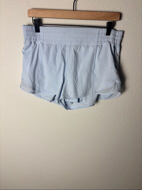 Lululemon Hotty Hot High-Rise Lined Short 2.5" Light Blue W7AYYR
